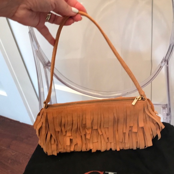 Carolina Herrera fringe Gauze handbag - Picture 3 of 8